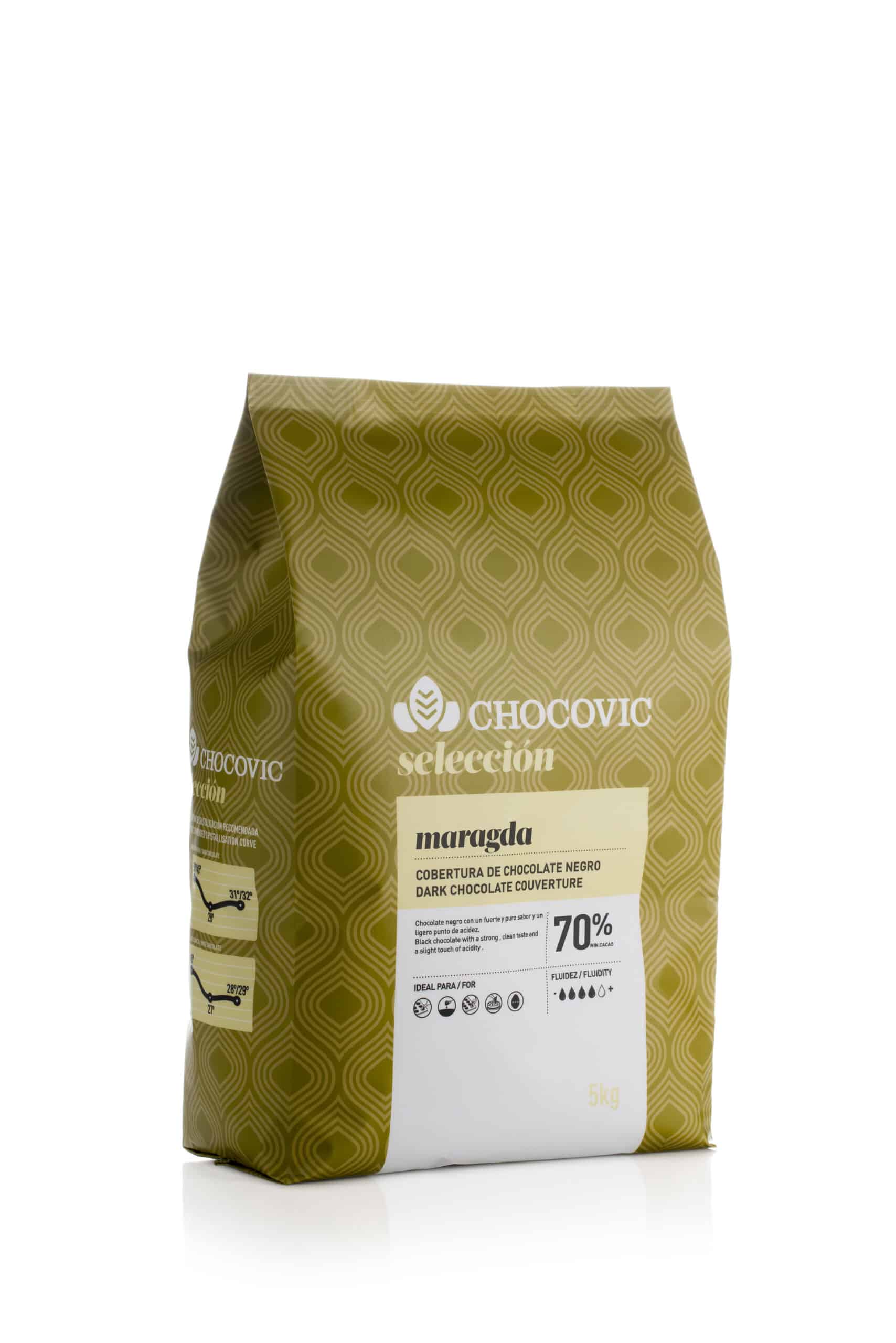 Chocolate MARAGDA negro 70%